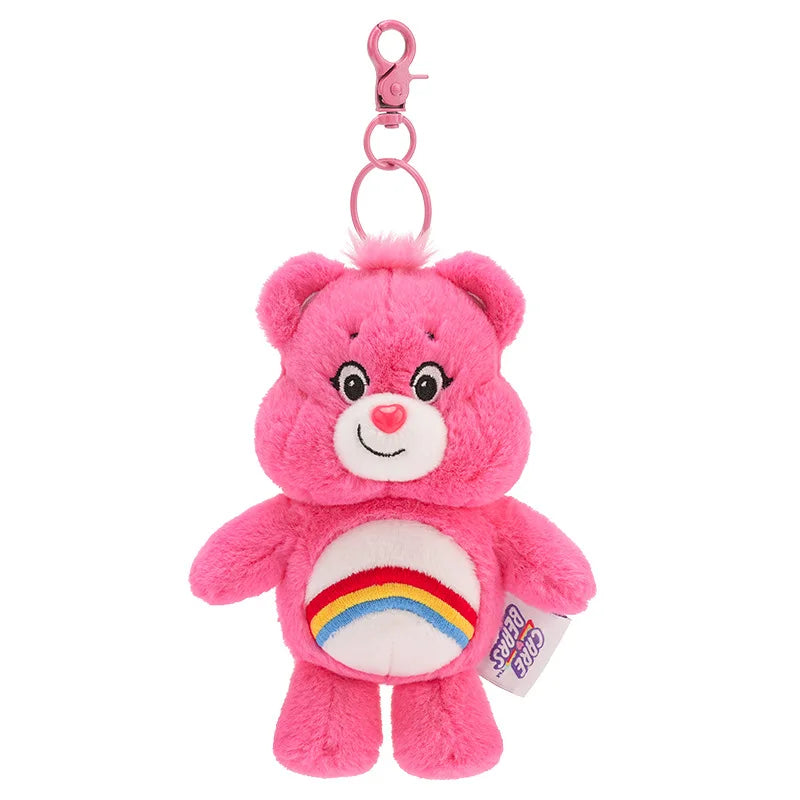 Care bears Rainbow Bear Plush Keychain Bag Pendant with Sound Dolls