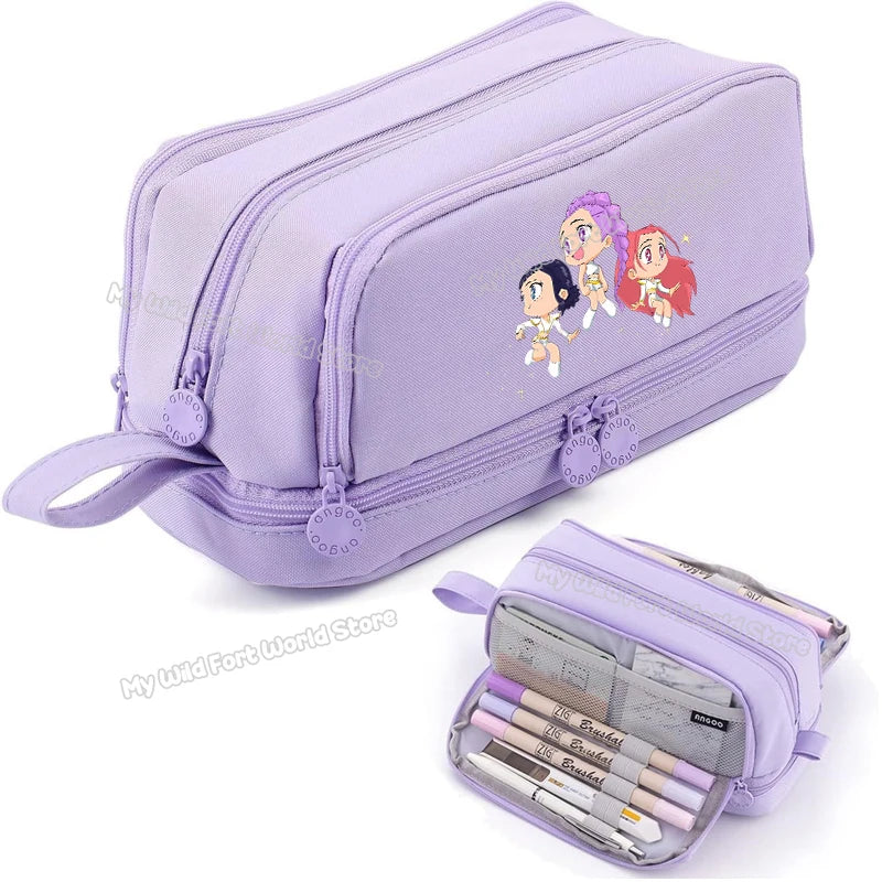 K-pop Demon Hunters High-capacity Pencil Bag