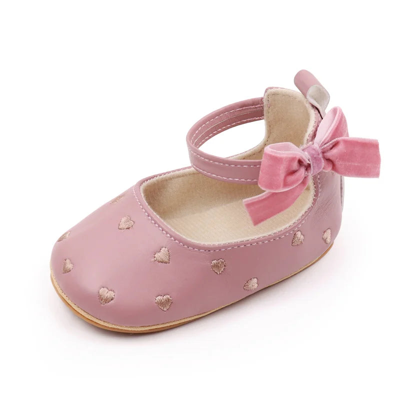 Baby Princess Shoes Beautiful Bowknot High Quality Mary Jane