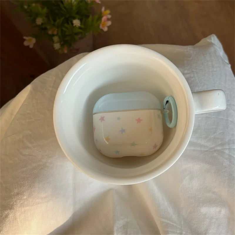 Colorful Stars For iPhone Headphone Case Airpods