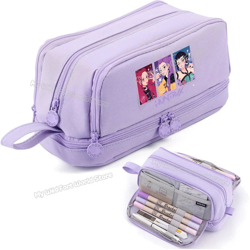 K-pop Demon Hunters High-capacity Pencil Bag