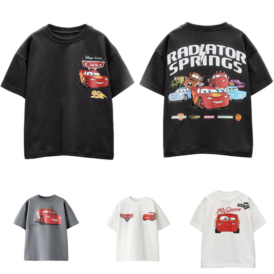 Car Tees Tops for Boy Clothing Summer