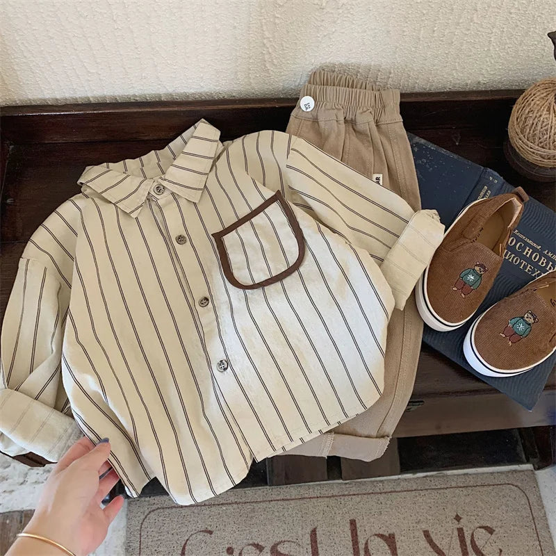 Boys Baby's Kids Blouse Coat Jacket Outwear Cotton