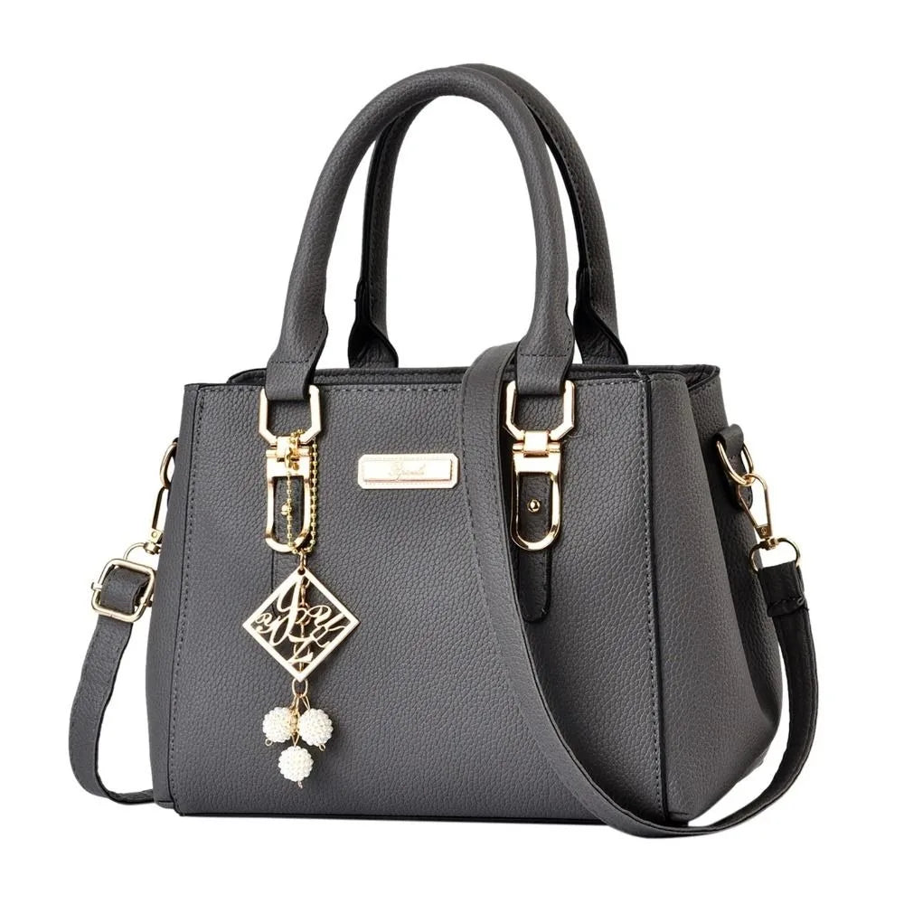 Casual Leather Messenger Bag Large Capacity Handbag Women's Bags