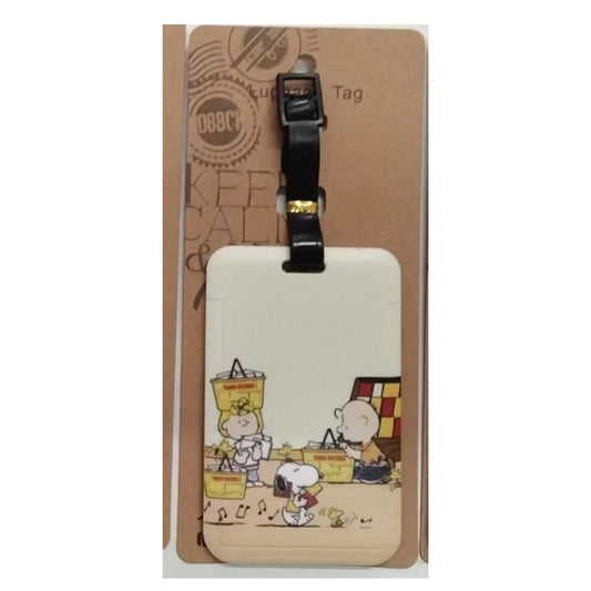 Snoopy Fashion Luggage Tags Travel Accessories Baggage Address Holder Card Cover