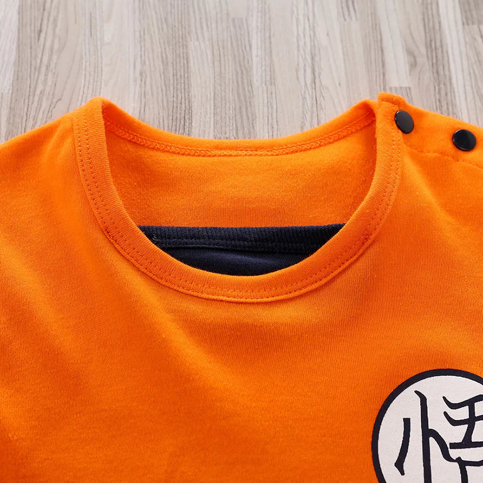 Anime Clothes Baby Vegeta Rompers Newborn Kuririn Roshi Training Outfit