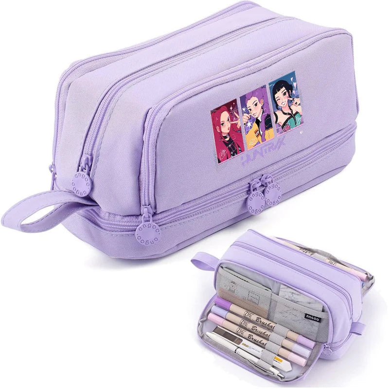 K-pop Demon Hunters High-capacity Pencil Bag