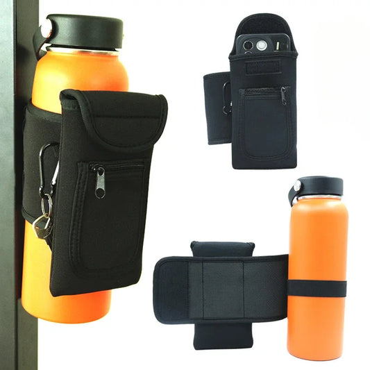 Magnetic Gym Handbag, Portable Key and Phone Holder with Cup Sleeve