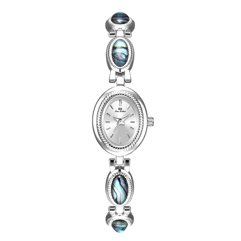 Vintage Ladies Watches Fashion Elegant Natural Shell Bracelet Watch