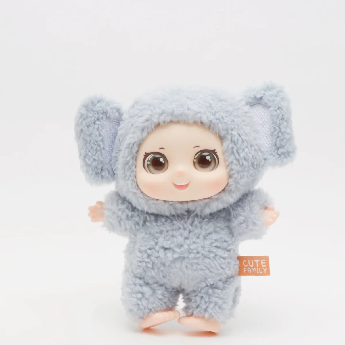 Cute and Fragrant Animals Vinyl Face Plush Kids Hang Bag