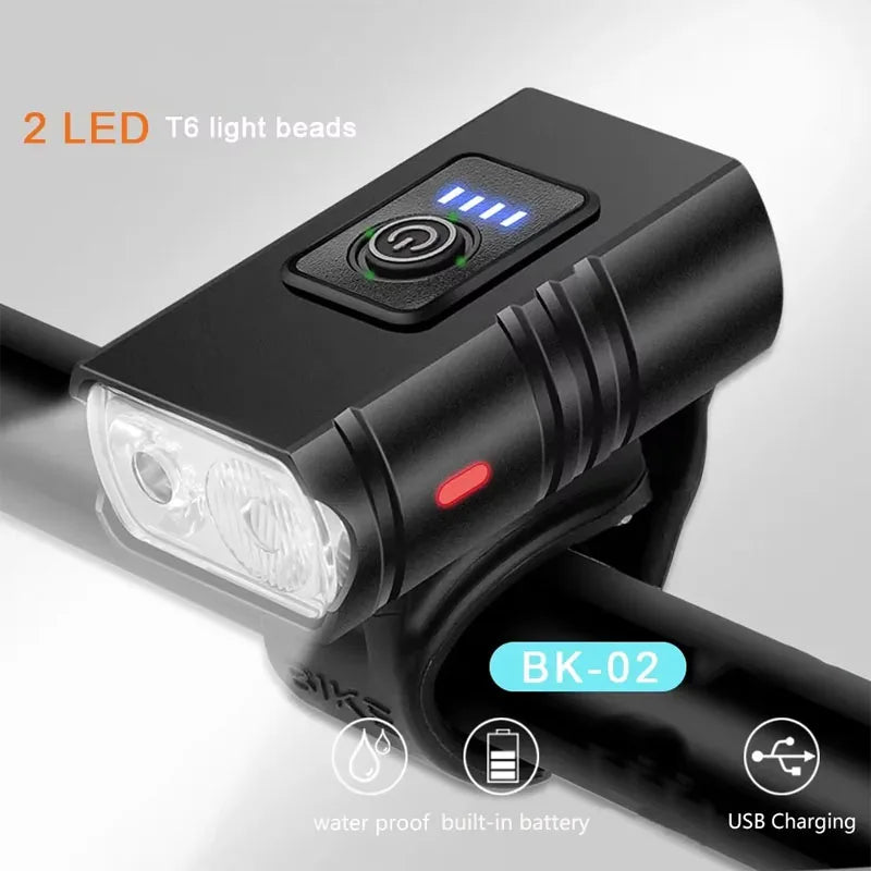 T6 LED Bike Light 6 Modes Headlight