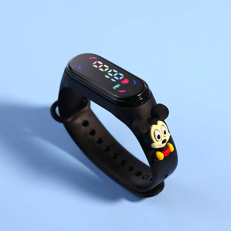 Mickey Children Watches Sports Touch LED