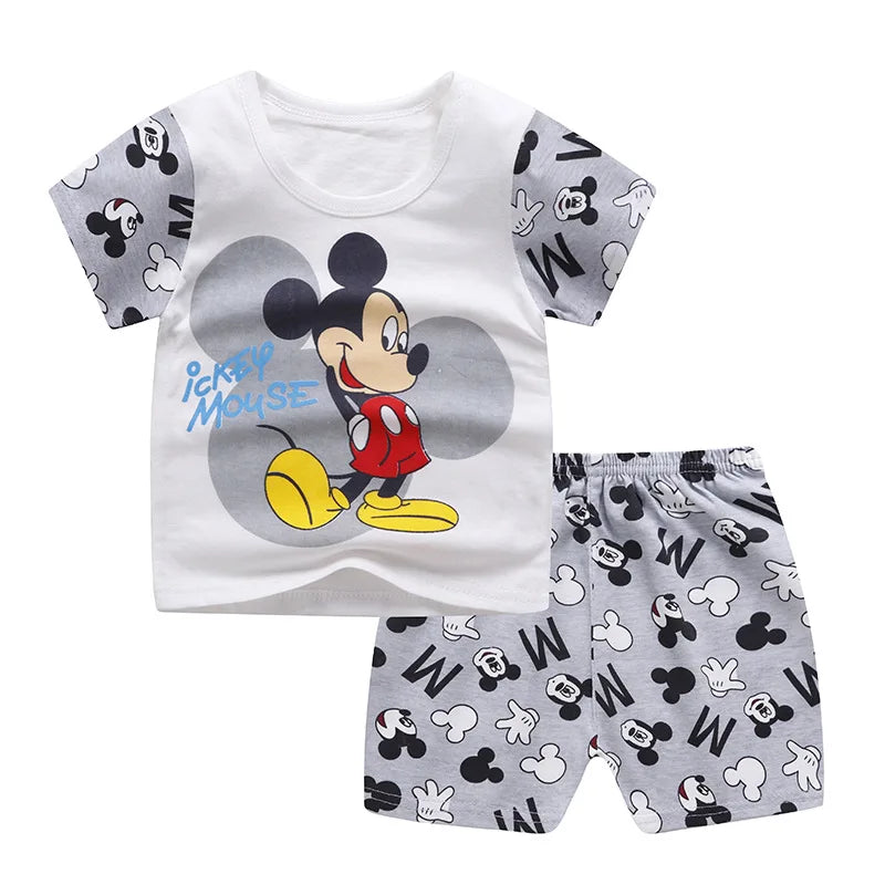 Tracksuit Summer Clothing Cartoon Baby Boys
