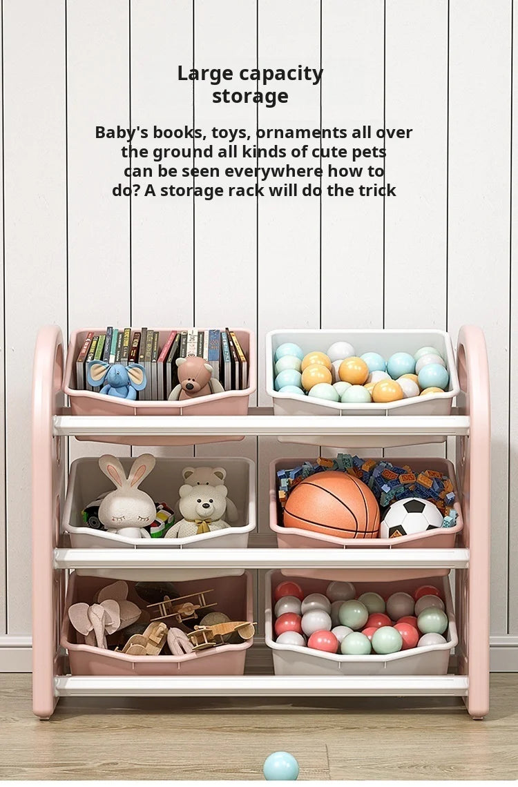 Baby Toy Storage Cabinet Classification Organization Storage Box