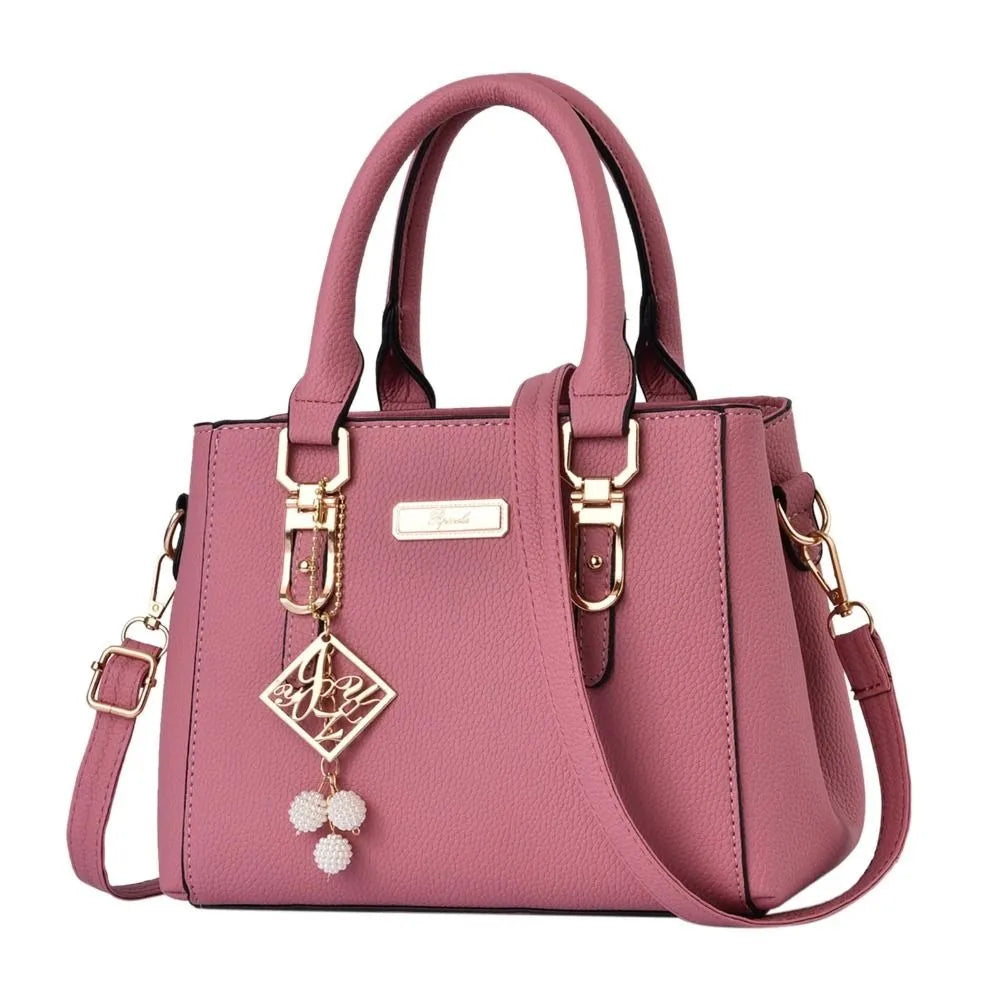 Casual Leather Messenger Bag Large Capacity Handbag Women's Bags