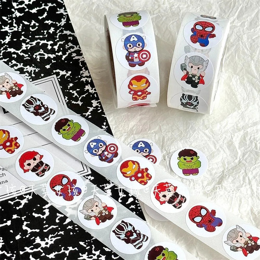 Avengers Roll Sticker MV Decorative Seal Sticker