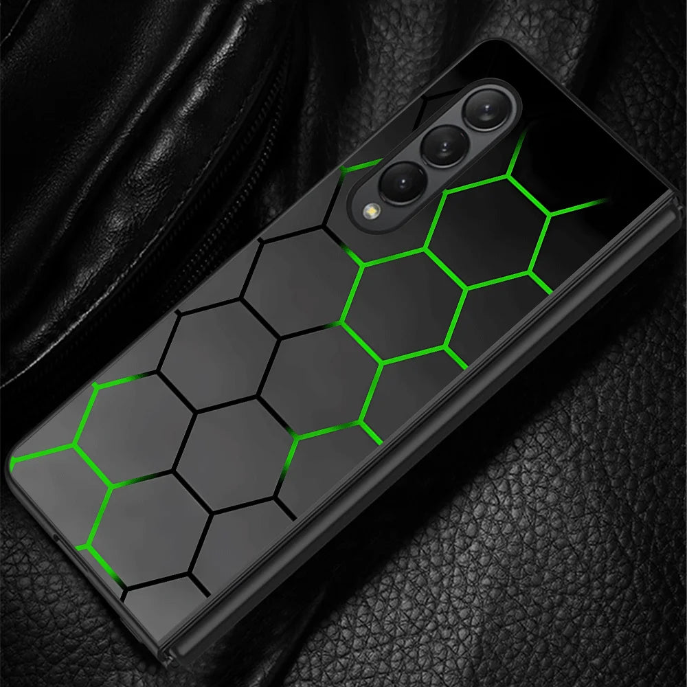Fashion Honeycomb Design Case for Samsung Galaxy Z Fold