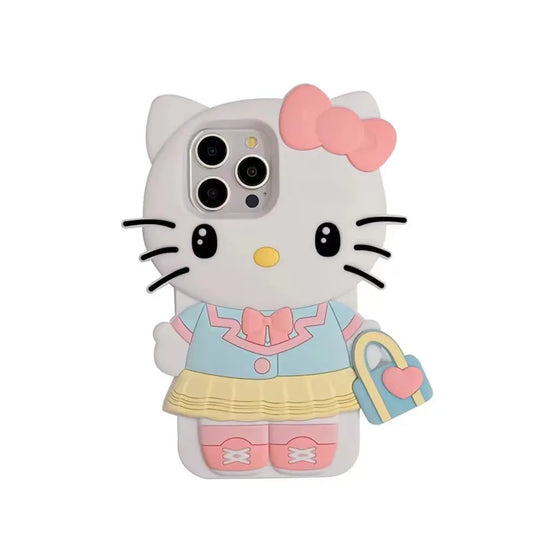Handbag Sanrios For iPhone Silicone Soft Cover Case
