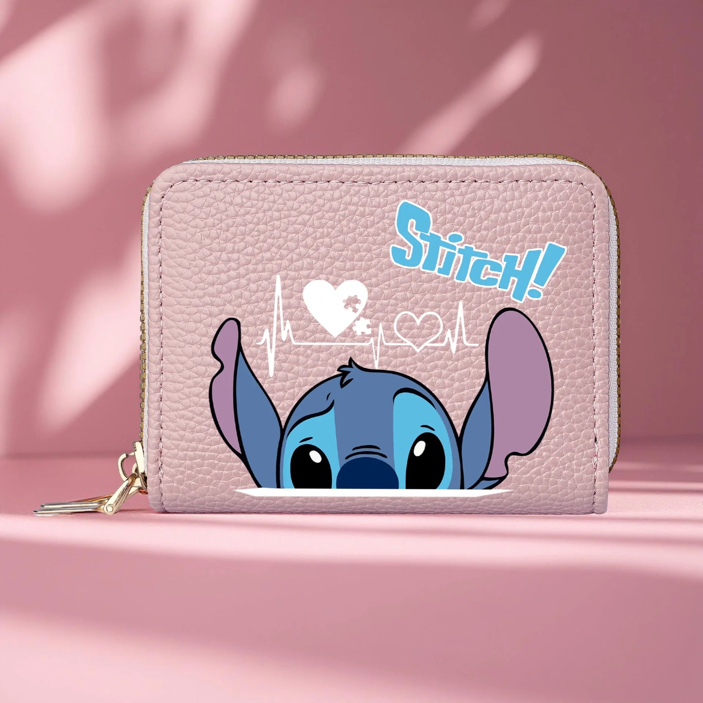 Stitch Design PU Leather Wallet – Double Zipper