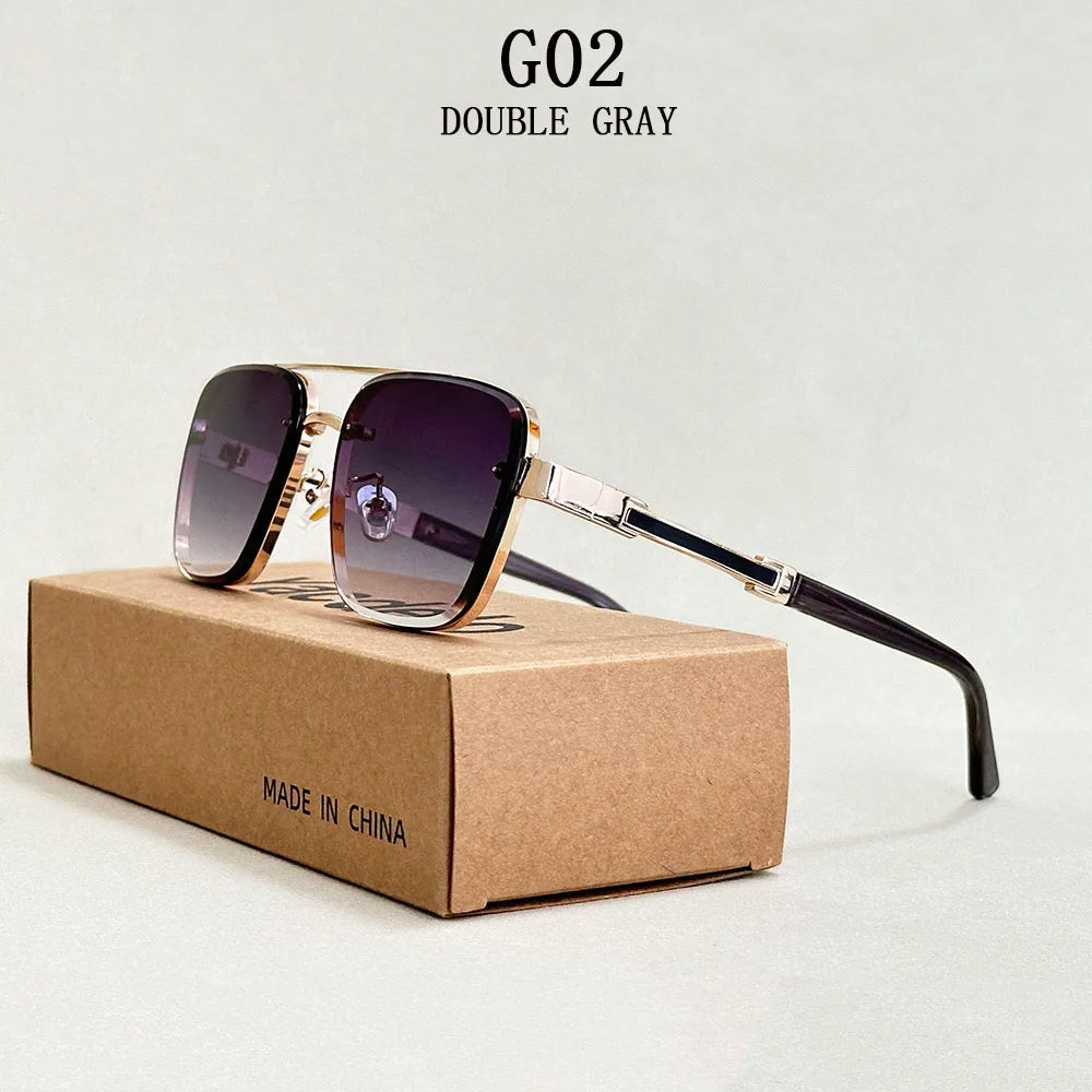 Glasses Sunscreen Square Sunglasses Vintage