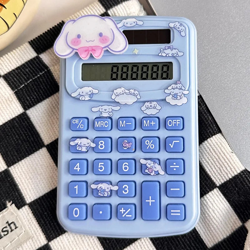 Sanrio Mini Electronic Calculator 8 Digit Calculator