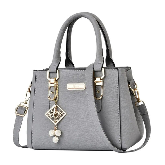 Casual Leather Messenger Bag Large Capacity Handbag Women's Bags