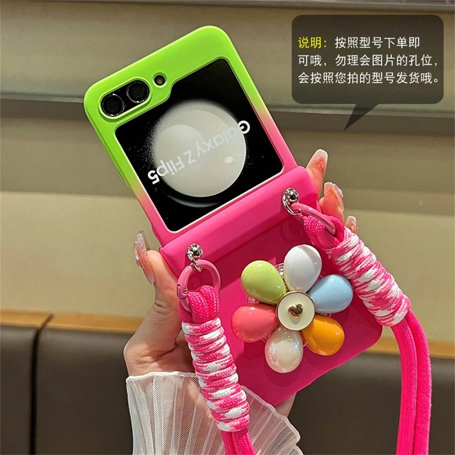 Lanyard Crossbody Strap Case for Samsung Galaxy Z Flip