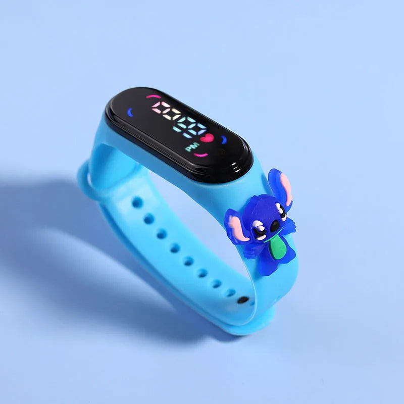 Mickey Children Watches Sports Touch LED