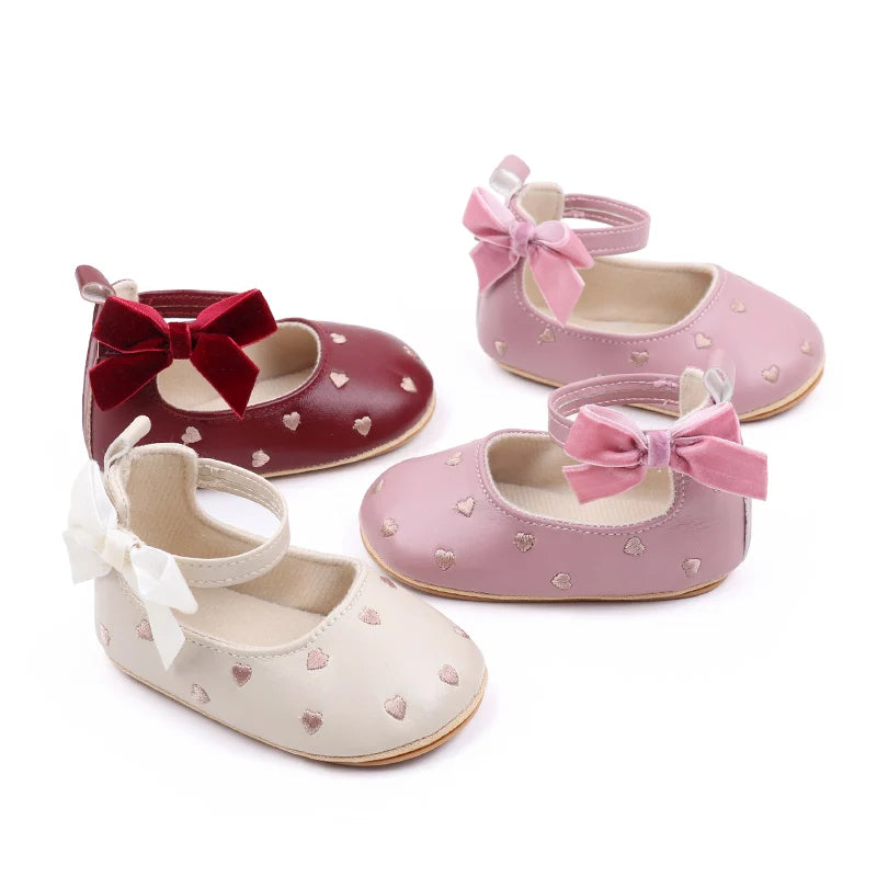 Baby Princess Shoes Beautiful Bowknot High Quality Mary Jane