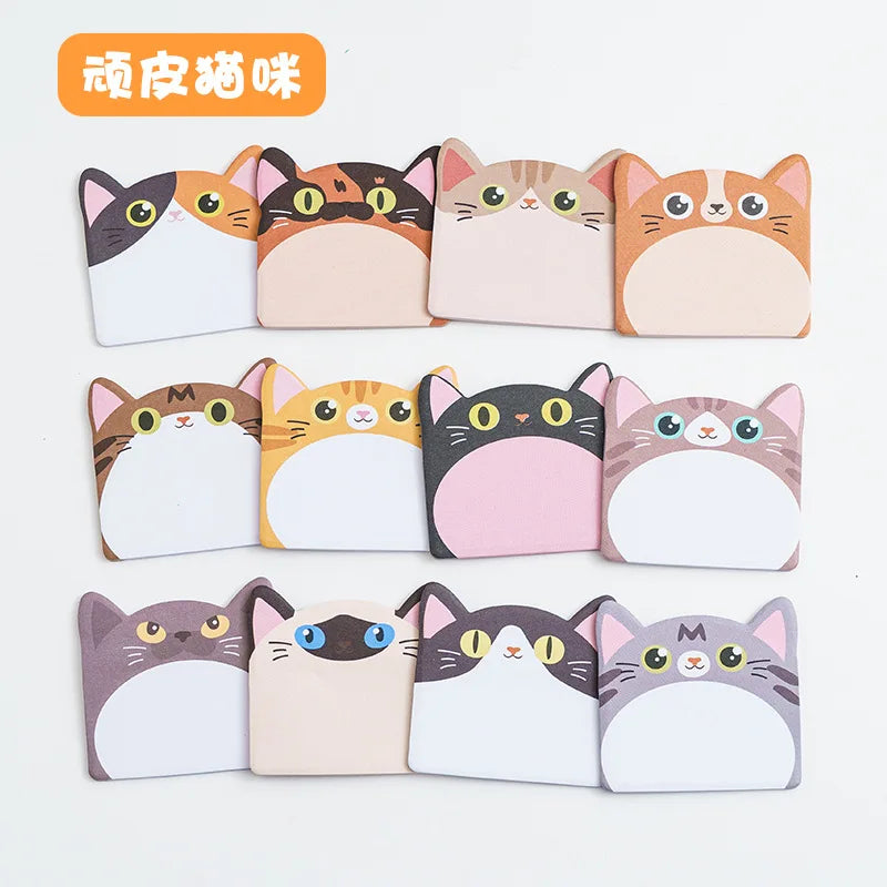 Sticky Note Paper Cartoon Pocket Writing Pad