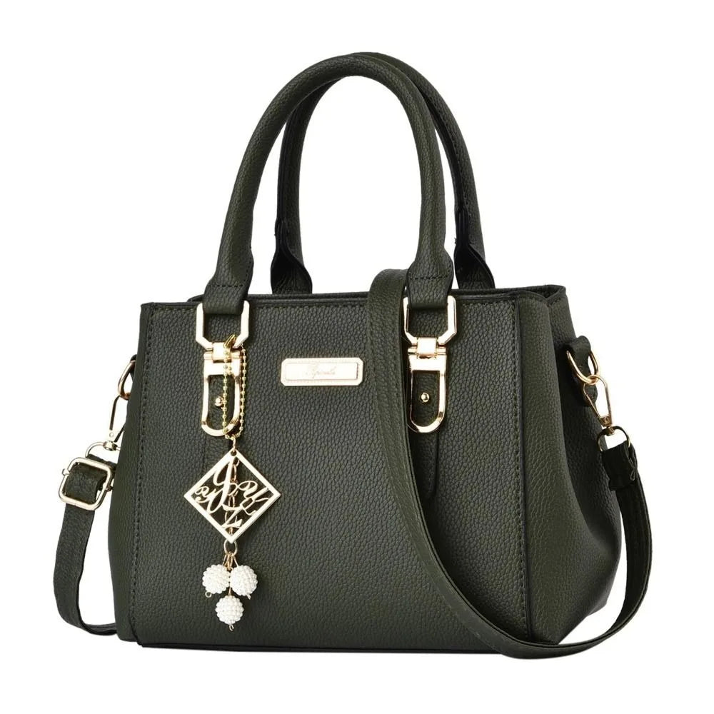 Casual Leather Messenger Bag Large Capacity Handbag Women's Bags