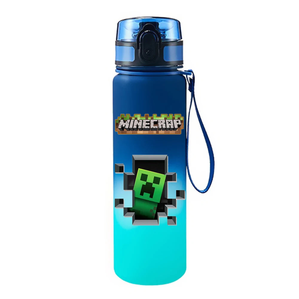 650ML Game Pixel Style Water Cup Drinking Outdoor Water Bottle