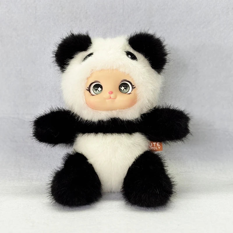 Cute and Fragrant Animals Vinyl Face Plush Kids Hang Bag