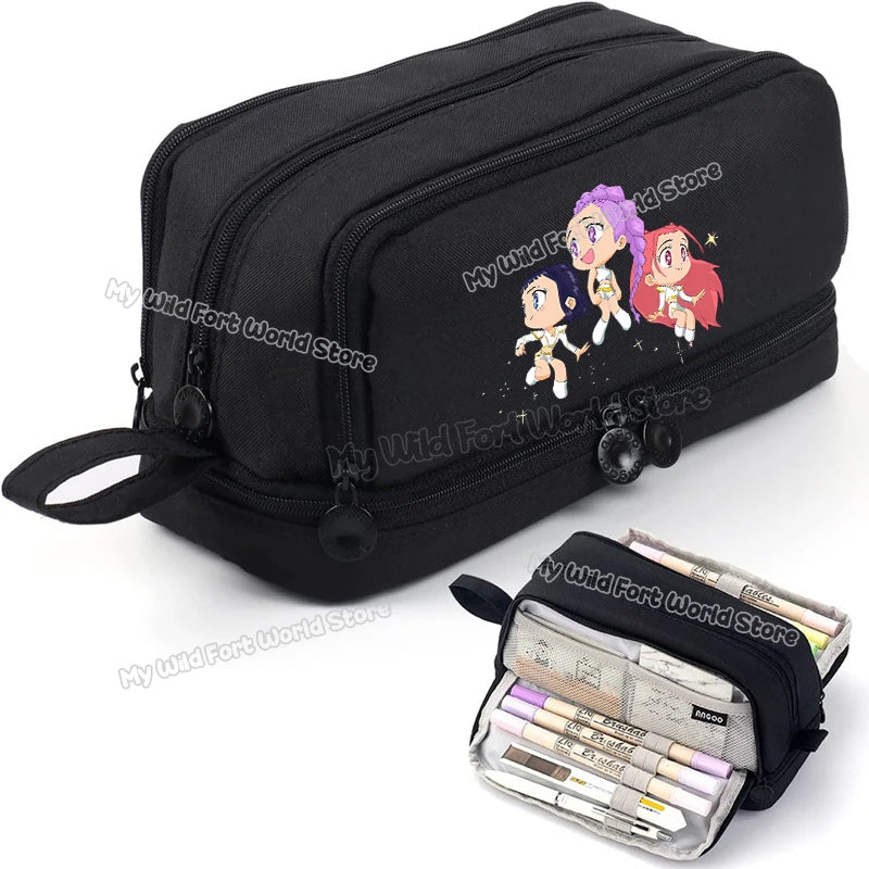 K-pop Demon Hunters High-capacity Pencil Bag