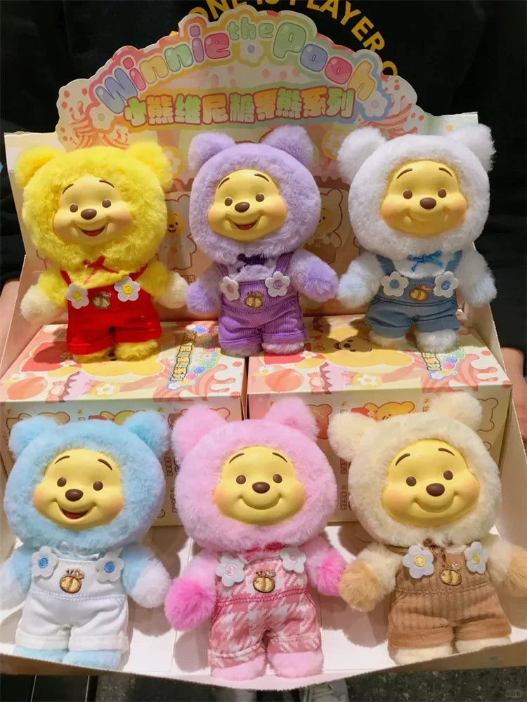 Winnie The Pooh Candy Series Blind Box Cute Vinyl Face Plush