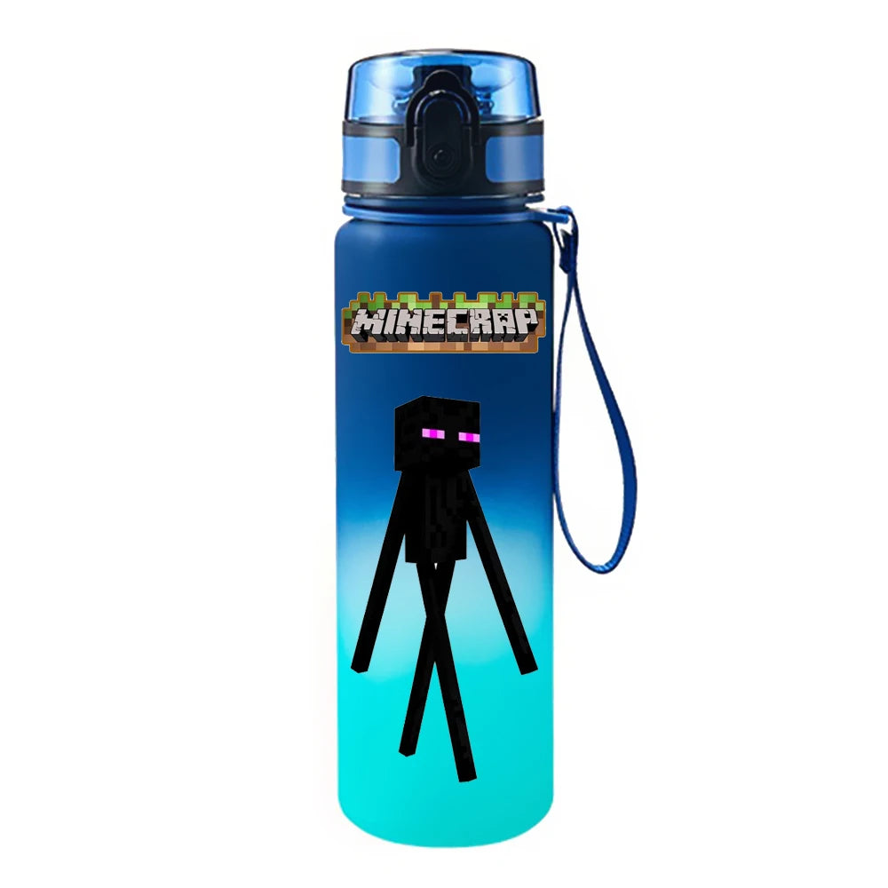 650ML Game Pixel Style Water Cup Drinking Outdoor Water Bottle