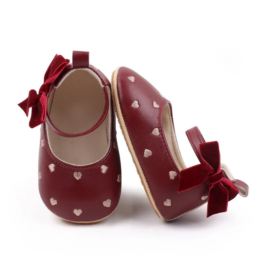Baby Princess Shoes Beautiful Bowknot High Quality Mary Jane