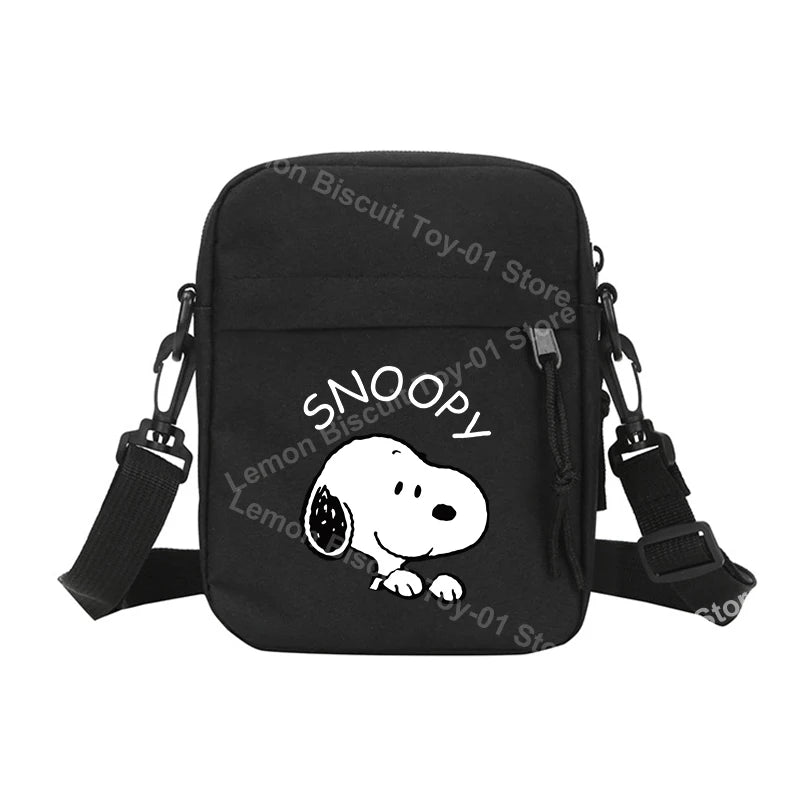 Snoopy Shoulder Crossbody Bag Casual Small Zipper Messenger Sling Bags