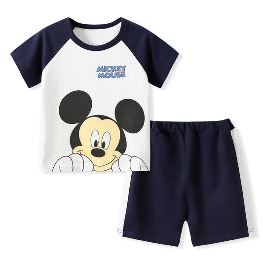 Casual T-shirt +Shorts Tracksuits
