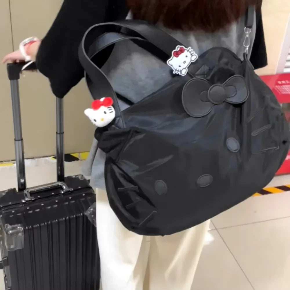 Hello Kitty Travel Storage Bags Sanrio Luggage Bags Suitcase Hanging Bag