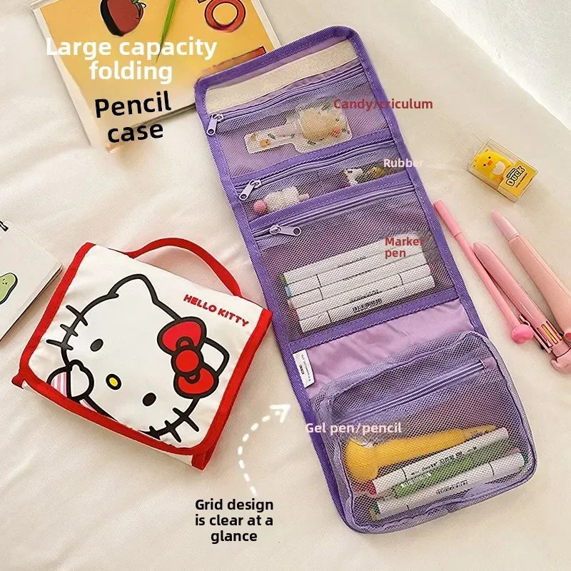 Kawaii Sanrio Bag Makeup Bag Cute Travel Portable Cosmetics Brush