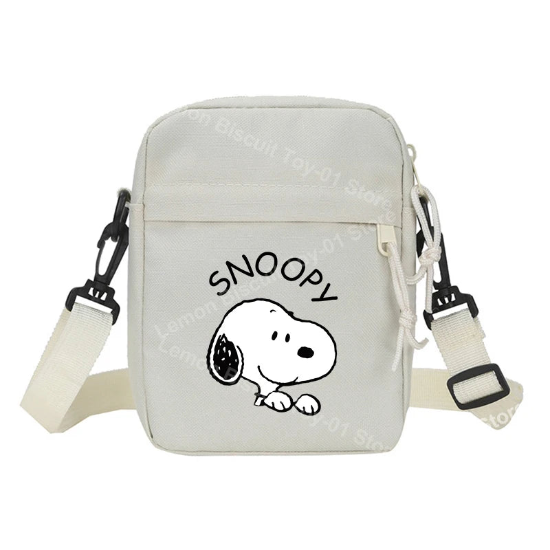 Snoopy Shoulder Crossbody Bag Casual Small Zipper Messenger Sling Bags