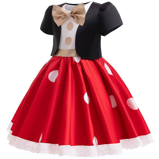 Minnie Party Bow Girl Princess Dress