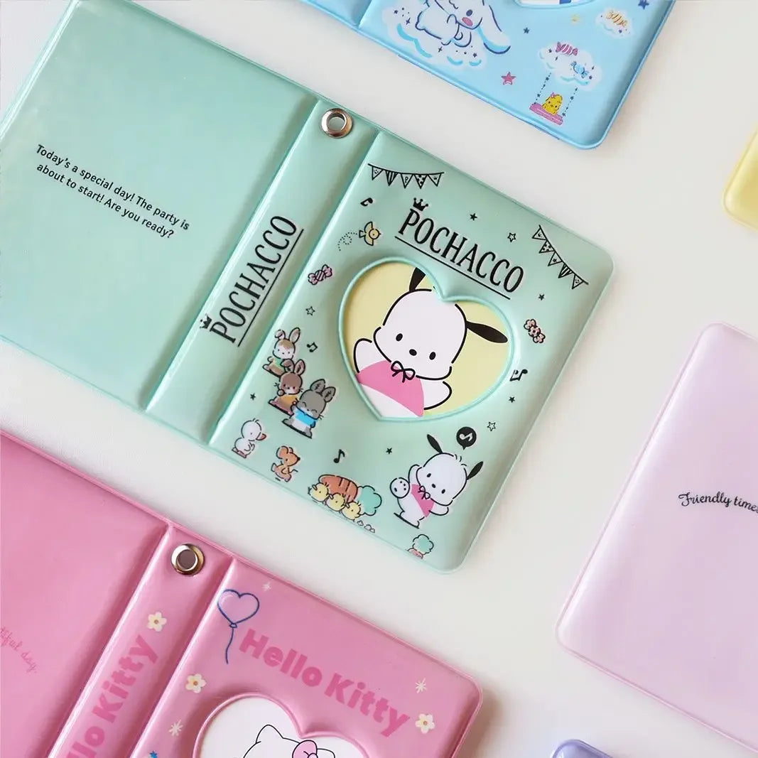 Photo Album Anime 3-Inch Mini Idol Card Collection Card Book