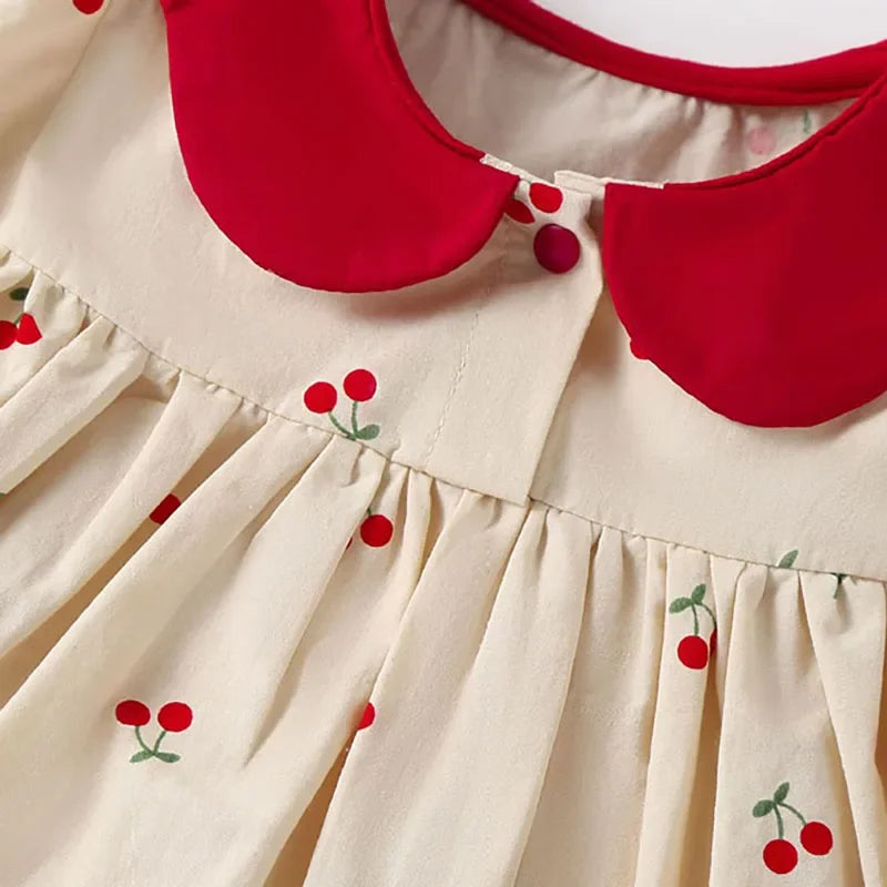 Baby Girls Clothes Full of Cherry with Hat