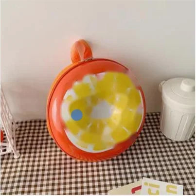 Kids Bag Children's Schoolbag Cartoon Backpack Kindergarten Kids Doughnut Rainbow