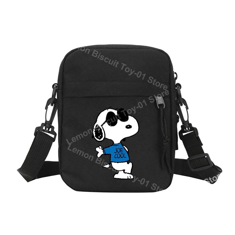 Snoopy Shoulder Crossbody Bag Casual Small Zipper Messenger Sling Bags