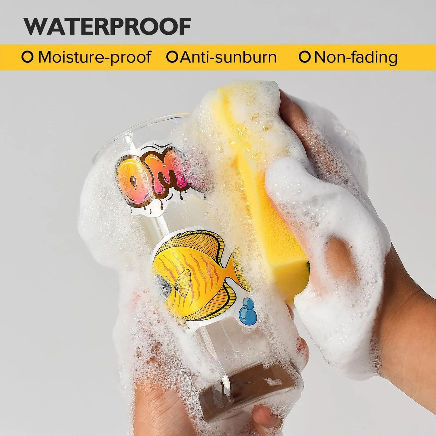 Glossy White Printable Vinyl Sticker Paper Tear-Resistant Waterproof Inkjet