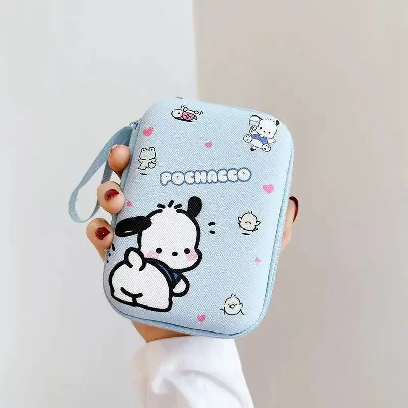 Kawaii Hello Kittys Data Cable Charger Sorting Storage Bag