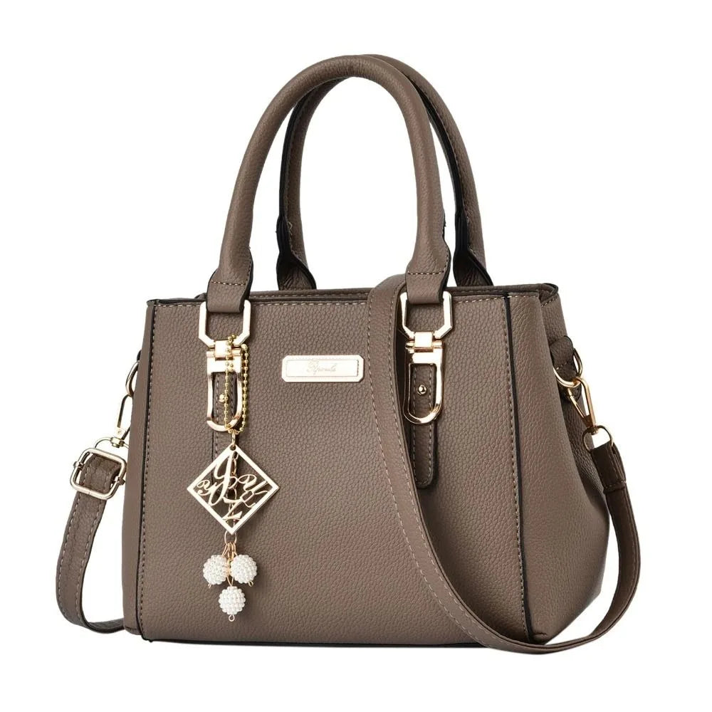Casual Leather Messenger Bag Large Capacity Handbag Women's Bags